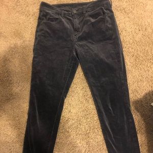 black corduroy pants